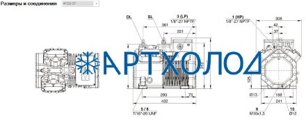Компрессор 4FES-5Y (LBP/MBP/HBP) Ecoline Bitzer Компрессор 4FES-5Y (LBP/MBP/HBP) Ecoline Bitzer